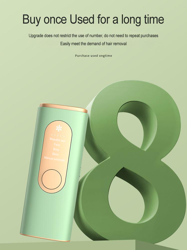 12V 2A Home IPL Hair Removal Machine Ice Cool Skin Rejuvenation