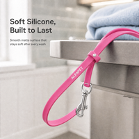 ALFAPET AP-8119 Boucle de fixation en silicone pour toilettage canin et attache de table avec boucle réglable, anti-emmêlement, étanche