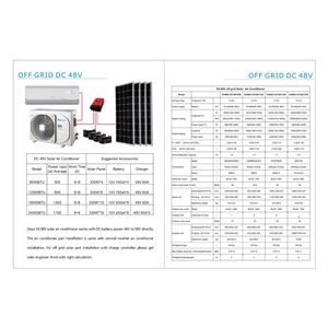 Climatiseur solaire Deye 12000 Btu hybride AC/DC, onduleur mural split, refroidissement et chauffage domestique - Product Image 2