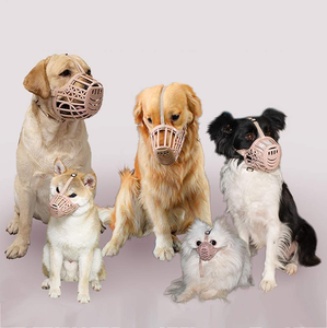 Mordedurales de plástico ajustables para perros, malla protectora para la boca, para perros pequeños, medianos y grandes, previene que el perro lamine las heridas. - Product Image 5