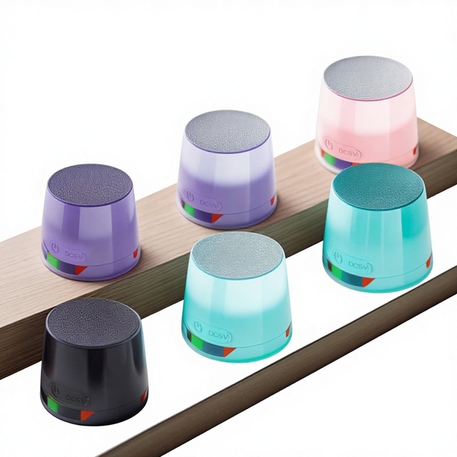 Portable Mini Bluetooth Speaker with RGB LED Lighting Music Player Multifunctional Phone Stand TWS Wireless Speaker