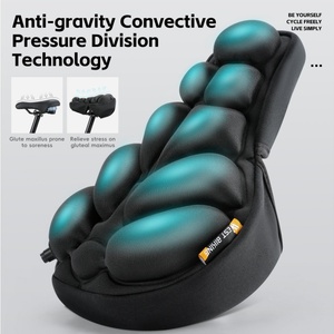 WEST BIKING 3D <span class=keywords><strong>gonflable</strong></span> Airbag housse de <span class=keywords><strong>selle</strong></span> de <span class=keywords><strong>vélo</strong></span> éponge épaissie antidérapante antichoc route VTT housse de coussin de siège - Product Image 3