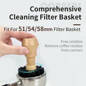 Cepillo profesional de madera para limpieza de cabezales de cafetera espresso, cepillo pequeño para limpiar polvo de café, gran oferta - Product Image 5