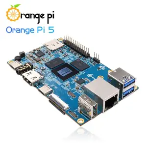 Merrillchip 8-Core 64-Bit Single-Board Computer 2.4Ghz Frequentie 8K Video Decodering Open Source Oranje Pi 5 Plus 16Gb