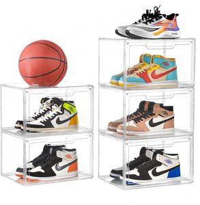 Boîte de rangement pour chaussures en acrylique transparente, anti-poussière, pour sneakers, présentoir de chaussures, organisateur de chaussures - Product Image 1
