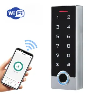 IP68 Водонепроницаемая дверная система контроля доступа с технологией отпечатков пальцев и RFID включает в себя код приложения OEM и ODM поддерживается