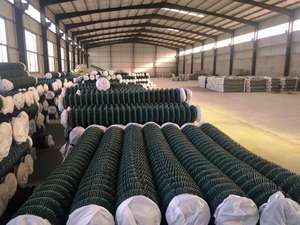 Corrosion Resistant 8 Feet 9 Gauge High Quality PVC Coated Chain Link Farm Fence Fabric with ASTM A392 Compliance 50mm Mesh - Product Image 5