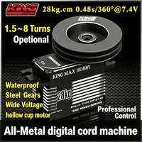 Servos RC étanches haute performance Kingmax SW02CS pour les compétitions de treuillage avec moteur brushless, unisexe, à partir de 14 ans