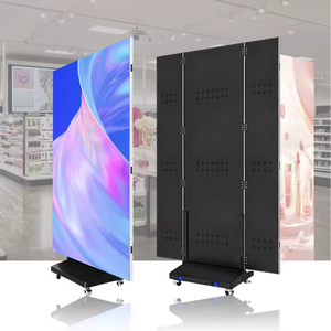Écran d'affichage LED pliable à trois volets P1.25-P2.5, écran d'affichage électronique LED double face à trois volets, bannière LED à 3 côtés - Product Image 1