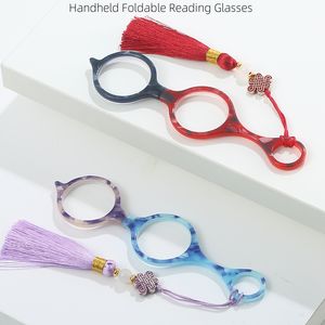 HS66374 1pc PC Frame Handheld Foldable Fashion Presbyopia Unisex Corrective Eyeglasses <strong>Reading</strong> <strong>Glasses</strong> - Product Image 2