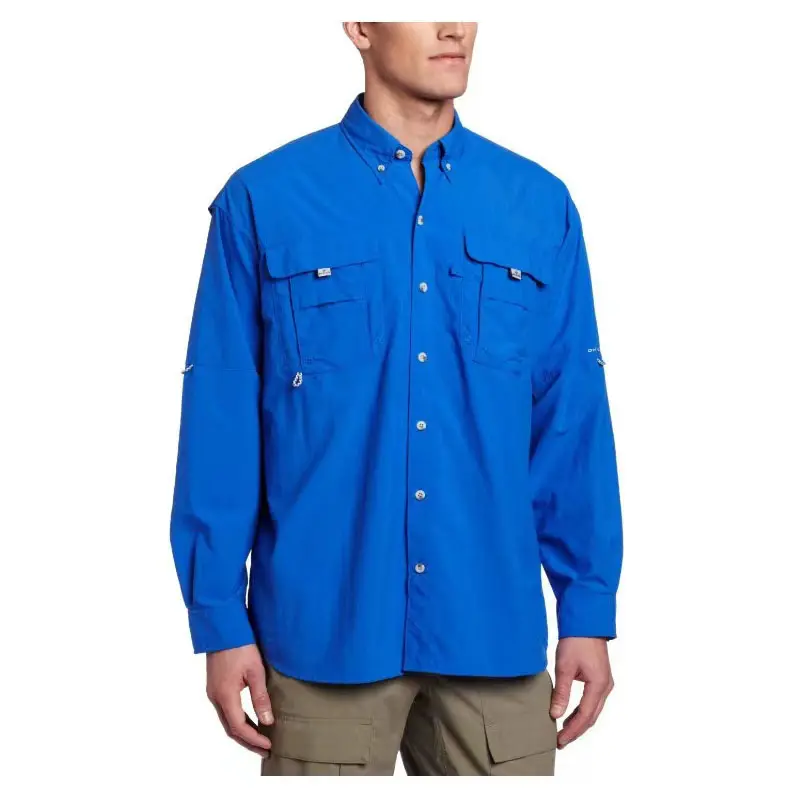 Button-Down Vented Short-Sleeve Trailside Supply Co.Mens Casual Fishing Shirts 