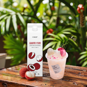เครื่องดื่มเนื้อลิ้นจี่ผสมสำหรับชาบับเบิ้ลเครื่องดื่มแบบเนื้อผลไม้เข้มข้นสไตล์เดียวกันออกแบบได้ตามต้องการ - Product Image 4