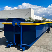 Vente directe d'usine : Conteneur à benne basculante de haute qualité pour la collecte des déchets de construction, fabriqué en Chine