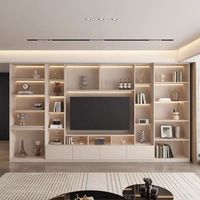 Meuble TV moderne blanc mural de qualité, nouveau style, pour salon, mobilier de maison