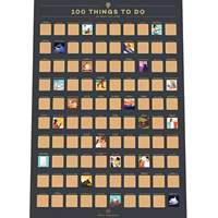 Affiches à gratter personnalisées en gros sur le thème des films (100 films) – Conception personnalisée, impression de logo et de taille sur mesure