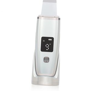 Stainless Steel Beauty Device Ultrasonic Facial Exfoliator and Body Skin Scrubber Deep <b>Pore</b> <b>Cleaner</b> for Face Care - Product Image 4