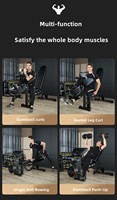 Banc de musculation réglable multifonctionnel stable pour la musculation commerciale, banc incliné, banc plat, ensemble de bancs de musculation, équipement de musculation