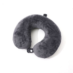 Almohada de Viaje Portátil en Forma de U de Espuma Viscoelástica, Almohada Suave para el Cuello con Funda Desmontable y Lavable - Product Image 3