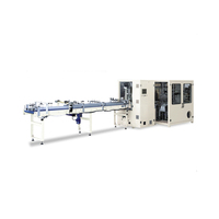Ligne de production entièrement automatique de rouleaux de papier toilette avec contrôle PLC, machine à perforer le papier toilette