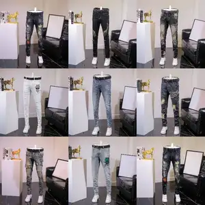 Surplus pakaian label bermerek celana Denim anak laki-laki harga Super rendah jeans denim bermerek overstock