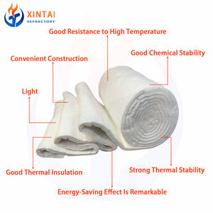 Manta de lana de fibra cerámica refractaria de alta temperatura 1430 mantas de fibra cerámica de silicato de aluminio de densidad 128 - Product Image 5
