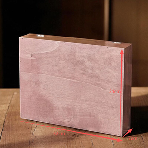 <span class=keywords><strong>Boîte</strong></span> de présentation en acrylique et bois avec couvercle anti-poussière-12 compartiments pour organisateurs de bureau Poupées et bijoux de collection - Product Image 4