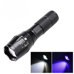 Trắng Và <span class=keywords><strong>UV</strong></span> 395nm Nguồn Sáng Kép Ánh Sáng Tím Ánh Sáng Công Suất Cao <span class=keywords><strong>UV</strong></span> Led Đèn Pin Cho Bọ Cạp - Product Image 1