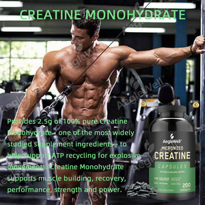 Rifornimento di fabbrica di creatina monoidrato capsule di creatina rapida costruzione muscolare creatina micronizzata Fitness nutrizione sportiva capsule di creatina - Product Image 2
