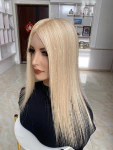 Extensiones de Cabello Humano Virgen Europeo Ruso al por Mayor, Base de Seda de 6.5X7 con Trama Completa, Cutícula Alineada, Nudo Invisible - Product Image 6