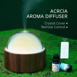 Base en bois véritable nouvelle conception directe d'usine avec diffuseur d'arôme ultrasonique à la mode de 300ml - Product Image 4