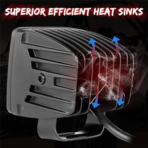 54W vendu en 2 pièces couleur blanche 12V Spot Flood Combo Led Light Pods pour véhicule tout-terrain - Product Image 4