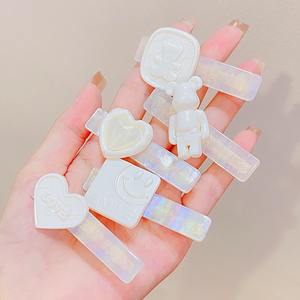 Nouveau coréen épingle à cheveux <span class=keywords><strong>Net</strong></span> rouge doux fille sirène Ji épingle à cheveux rue Snap polyvalent cheveux accessoires - Product Image 3