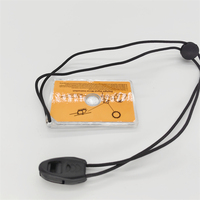 Miroir de signalisation de survie portable JK-LM-006 pour le camping, miroir de signalisation de jour, miroir de signalisation d'urgence carré avec sifflet d'urgence
