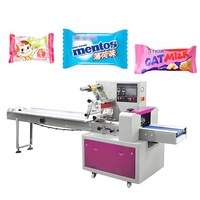 Machine d'emballage horizontale automatique à grande vitesse pour sachets en plastique et en papier, pour les applications alimentaires et chimiques