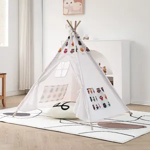 Детский игрушечный домик из хлопка и ткани для детей, индийские игрушечные палатки