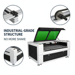 KH-1390C High Quality 100W/130W/150W/200W/300W CO2 <b>Laser</b> Engraving Machine/Cutter Supports Lightburn for Wood Rubber MDF Paper - Product Image 4