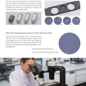 Olympus CKX53 High Quality Digital Cell Culture Inverted Optics <b>Microscope</b> in Good Price - Product Image 5