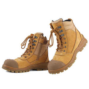 2024 đá trâu Thương hiệu Úc phong cách Nubuck da khởi động cho nam giới làm việc thép Toe giày an toàn - Product Image 4