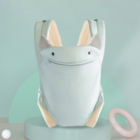 Porte-bébé ajustable pliable et respirant pour nourrissons et tout-petits avec poche frontale et dorsale