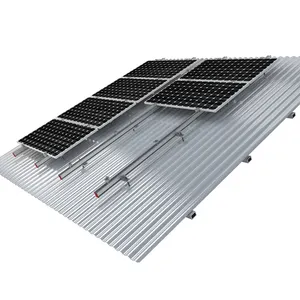 Gute Qualität Ziegeldach Solar halterung Stahl Solar panel Boden mast halterung drehen