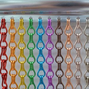 Trần trang trí đôi móc treo nhôm Chuỗi liên kết màn hình rèm trần trang trí - Product Image 4