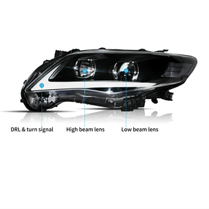 Farol Frente LED Faróis Plug Play DRL Atualização para Toyota Corolla E140 E150 2011-2013 Projetor Faróis Sinal Dinâmico - Product Image 3