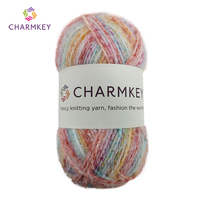 Hand-Knitted Colorful Women's Scarf Yarn Ball 50g DIY Knitting Doll Knitting Acrylic Nylon Wool Yarn for HandCraft