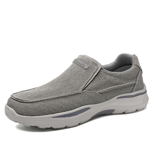 Mocassins de conduite pour hommes, <span class=keywords><strong>chaussures</strong></span> décontractées à enfiler en toile, <span class=keywords><strong>chaussures</strong></span> d'extérieur, <span class=keywords><strong>chaussures</strong></span> bateau - Product Image 3