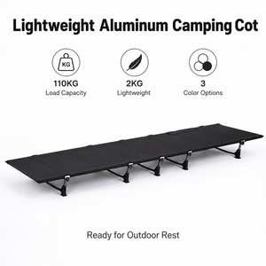 <span class=keywords><strong>Lit</strong></span> <span class=keywords><strong>de</strong></span> camp pliable en alliage d'aluminium léger <span class=keywords><strong>pour</strong></span> le camping en plein air, la sieste au bureau et les voyages - Product Image 1