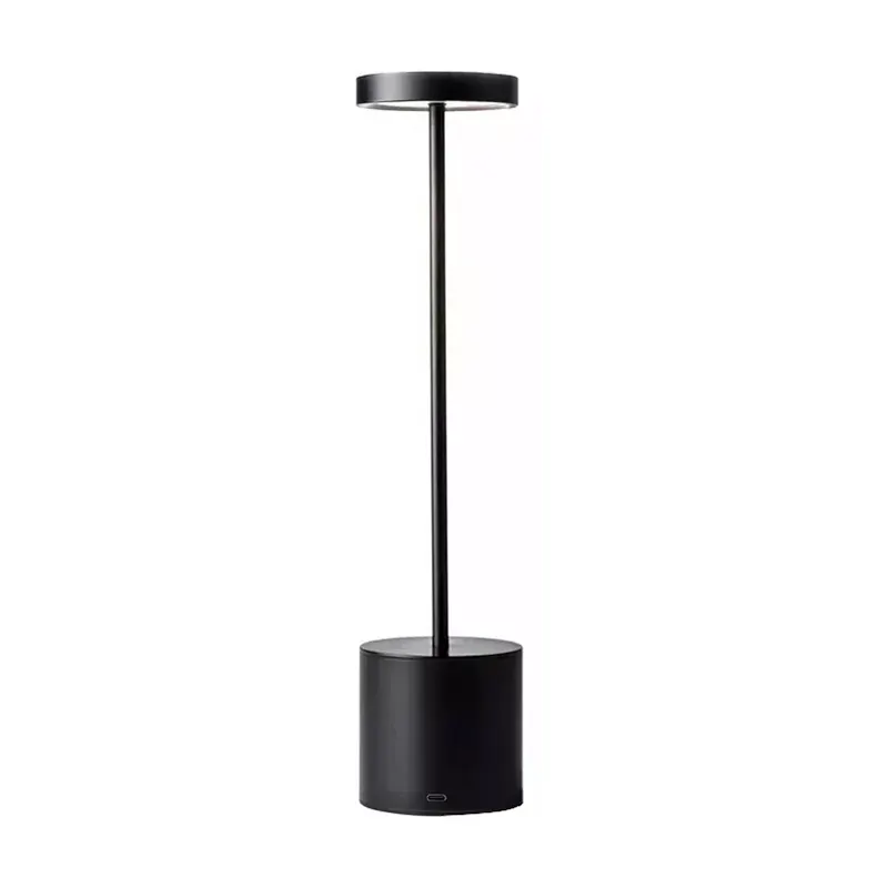 Wholesale Wireless Rechargeable Portable Restaurant Touch Control Led Bar Table Lamp Cordless Hotel Luxury Modern Desk Light