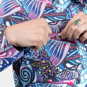 <span class=keywords><strong>เสื้อ</strong></span><span class=keywords><strong>ตก</strong></span><span class=keywords><strong>ปลา</strong></span>ผู้หญิง ระบายอากาศได้ดี UPF 50 ลายพิมพ์ แห้งเร็ว ปิดด้วยกระดุม ป้องกันแสงแดด - Product Image 6