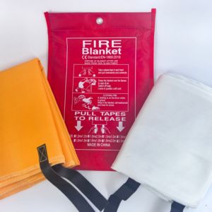 L'alta qualità ha personalizzato la coperta del fuoco della vetroresina di 0.43mm per la fuga domestica l'isolamento eccellente con l'OEM del campione libero disponibile - Product Image 4