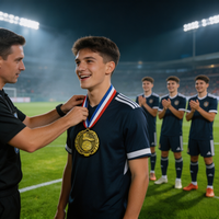 Médailles et trophées sportifs personnalisés en métal pour événements de football, cadeaux pour la remise des diplômes et le Nouvel An