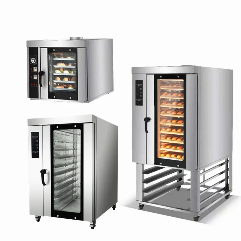 Equipo de Horno de convección de Gas para repostería, máquina de convección de gas para hornear, Horno de convección comercial